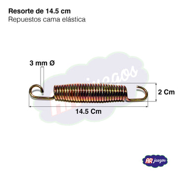 SET DE 10 RESORTES 14,5 CM - Mi tienda