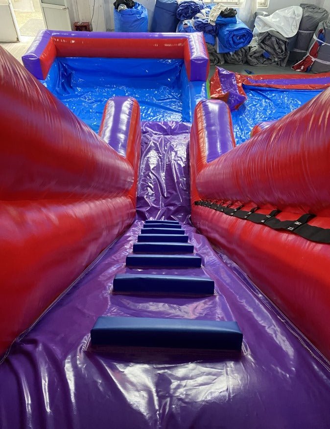 TOBOGAN CON PISCINA DESMONTABLE - MEDIDAS 9 LARGO X 5 ANCHO X 3,5 ALTO - Mi tienda