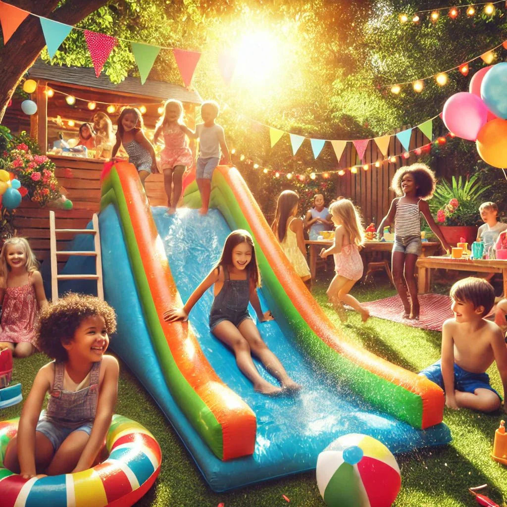 Las Mejores Actividades para Disfrutar con Toboganes Inflables en Casa - Mi tienda