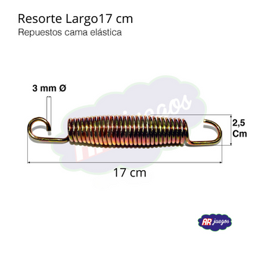 SET DE 10 RESORTES DE 17 CM