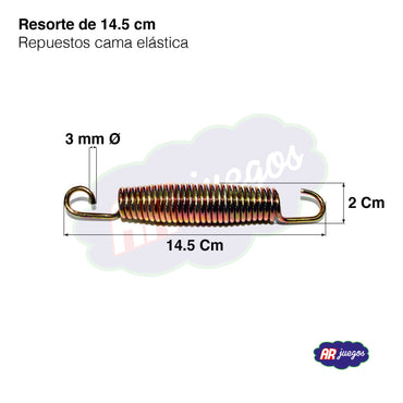 SET DE 10 RESORTES 14,5 CM