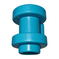 TOPE CUBRE PILAR,  PARA TUBO DE (2,5 CM) con fondo blanco