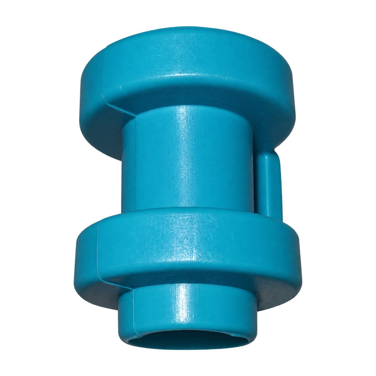 TOPE CUBRE PILAR,  PARA TUBO DE (2,5 CM) con fondo blanco