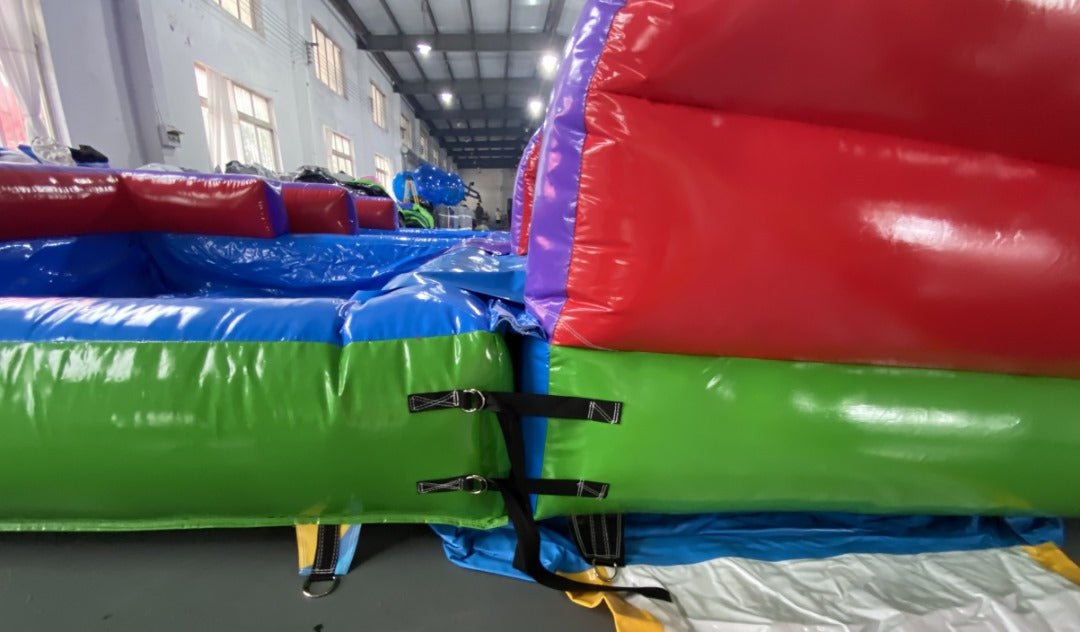 TOBOGAN CON PISCINA DESMONTABLE - MEDIDAS 9 LARGO X 5 ANCHO X 3,5 ALTO - Mi tienda